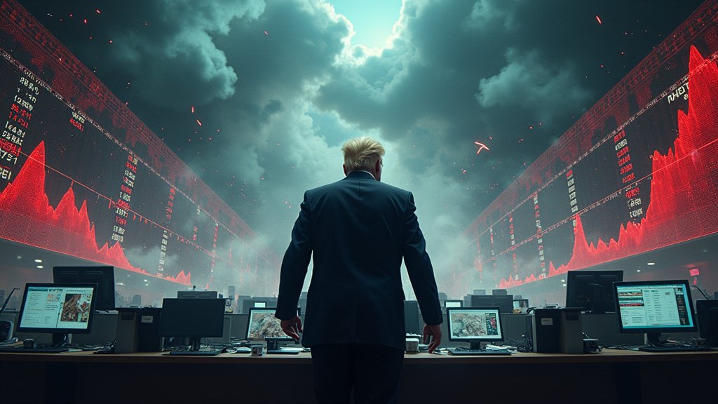 Stocks Plunge as Trump’s Tariff Threats Reignite Trade War Fears Amid Government Shutdown